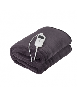 Camry Electric blanket CR 7418 Number of heating levels 7, Number of persons 1, Washable, Coral fleece, 110-120 W, Brown