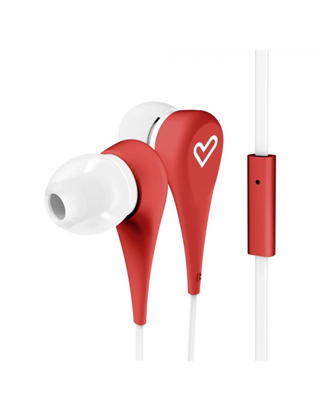 Energy Sistem Earphones Style 1+ 3.5 mm, In-ear/Ear-hook, Microphone, Red