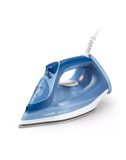 Philips Iron DST3031/20 Steam Iron, 2400 W, Water tank capacity 300 ml, Continuous steam 40 g/min, Dark Blue