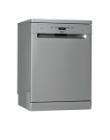 Hotpoint Dishwasher HFC 3C41 CW X Free standing, Width 60 cm, Number of place settings 14, Number of programs 9, Energy efficiency class C, Display, AquaStop function, Inox