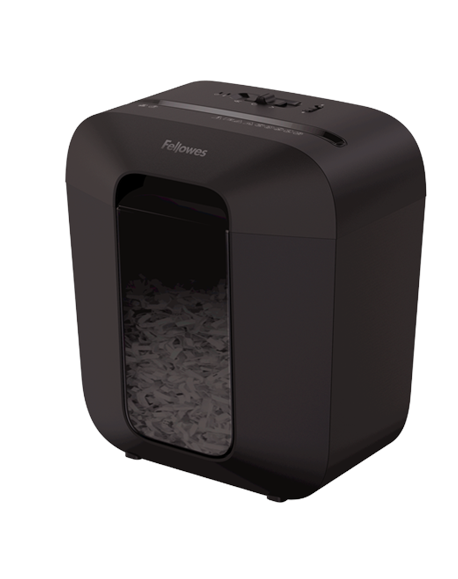 Fellowes Powershred LX25 Black, 11.5 L, Credit cards shredding, Cross-Cut Shredder, Paper handling standard/output 6 sheets per 