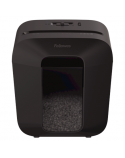 Fellowes Powershred LX25M Black, 11.5 L, Credit cards shredding, Mini-Cut Shredder, Paper handling standard/output 6 sheets per pass, Warranty 24 month(s)