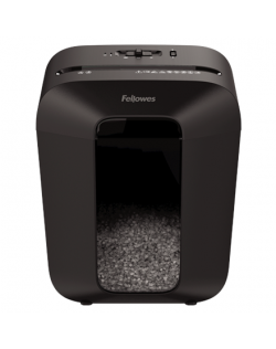 Fellowes Powershred LX41 Black, 17 L, Credit cards shredding, Mini-Cut Shredder, Paper handling standard/output 8 sheets per pas