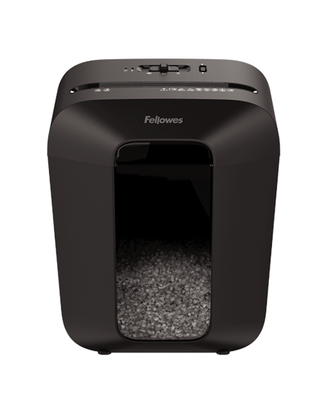 Fellowes Powershred LX41 Black, 17 L, Credit cards shredding, Mini-Cut Shredder, Paper handling standard/output 8 sheets per pas