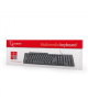 Gembird KB-UM-104 Compact multimedia keyboard USB, Keyboard layout US, Black, 420 g