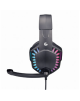 Gembird Microphone, Built-in microphone, Black, Wired, Gaming headset with LED light effect, GHS-06