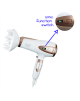 Adler Hair Dryer AD 2248 2400 W, Number of temperature settings 3, Ionic function, Diffuser nozzle, White