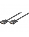 Goobay DVI-D FullHD cable Dual Link, nickel plated DVI cable, Black, 1.8 m