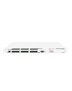 MikroTik Router CCR1016-12S-1S+ with 12 SFP ports and 1 SFP+ port, 10/100/1000/10000 Mbit/s, 1xUSB
