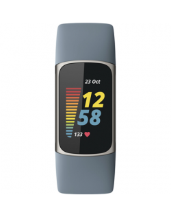 Fitbit Charge 5 Fitness tracker, GPS (satellite), AMOLED, Touchscreen, Heart rate monitor, Activity monitoring 24/7, Waterproof,
