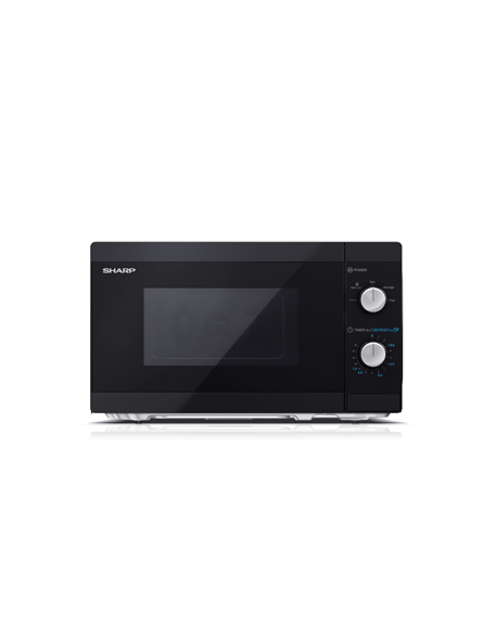 Sharp Microwave Oven YC-MS01E-B Free standing, 20 L, 800 W, Black