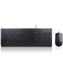Lenovo Essential Keyboard and Mouse Combo 4X30L79922 Wired, USB, Keyboard layout US with EURO symbol, USB, Black, No, Mouse included, ENG, Numeric keypad