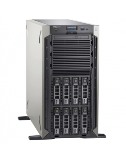 Dell PowerEdge T340 Tower, Intel Xeon, E-2224, 3.4 GHz, 8 MB, 4T, 4C, 1x16 GB, UDIMM DDR4, 2666 MHz, 1000 GB, Up to 8 x 3.5", Ho
