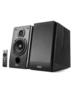 Edifier Subwoofer Supported Bookshelf Speakers R1855DB Matte black, Bluetooth, Wireless connection