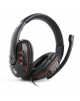 Gembird Glossy Black, Gaming headset with volume control, Built-in microphone, 3.5 mm