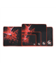 Gembird MP-GAMEPRO-L Gaming mouse pad PRO, Large Black/Red, 400 x 450 x 3 mm