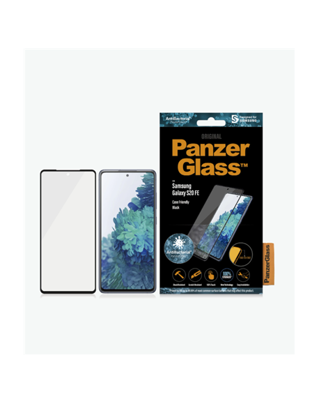 PanzerGlass Samsung, Galaxy S20 FE CF, Glass, Black, Clear Screen Protector