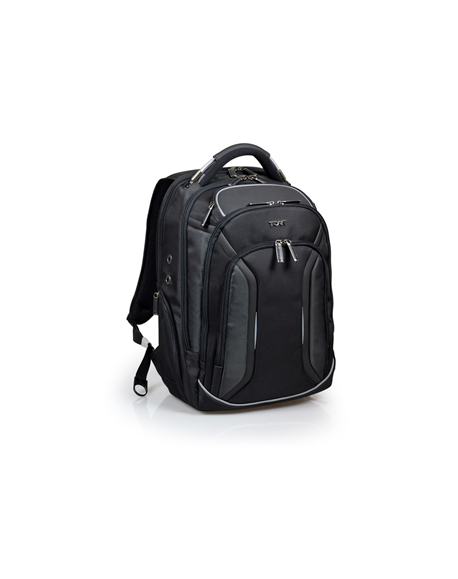 Port Designs Melbourne Fits up to size 15.6 ", Black, Shoulder strap, Waterproof cover, Backpack