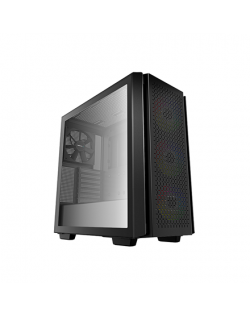Deepcool MID TOWER CASE CG540 Side window, Black, Mid-Tower, Power supply included No