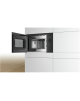 Bosch Microwave Oven BFL524MB0 20 L, Retractable, Rotary knob, Touch Control, 800 W, Black, Built-in, Defrost function