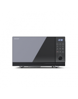 Sharp Microwave Oven with Grill, Flatbed YC-GC52FE-B Free standing, 900 W, Convection, Grill, Black