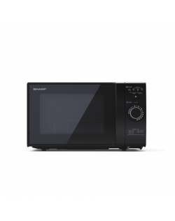 Sharp Microwave Oven with Grill YC-GG02E-B Free standing, 700 W, Grill, Black