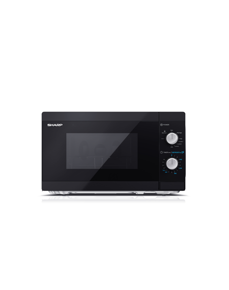 Sharp Microwave Oven with Grill YC-MG01E-B Free standing, 800 W, Grill, Black