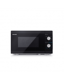 Sharp Microwave Oven with Grill YC-MG01E-B Free standing, 800 W, Grill, Black