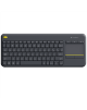 Logitech K400 Plus Wireless Touch Keyboard, Wireless, Keyboard layout QWERTY, USB port, Wireless connection Logitech 2.4 GHz Wir