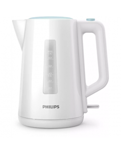 Philips Kettle HD9318/70 Electric, 2200 W, 1.7 L, Plastic, 360° rotational base, White