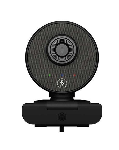 Raidsonic Webcam with microphone IB-CAM501-HD Black
