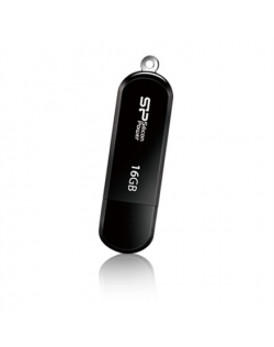 Silicon Power 16GB LuxMini 322 16 GB, USB 2.0, Black