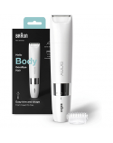 Braun Body Mini Trimmer BS1000 Number of power levels 1, Wet & Dry, White