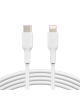 Belkin BOOST CHARGE CAA003bt1MWH USB-C to Lightning, 1 m, White