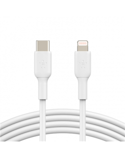 Belkin BOOST CHARGE CAA003bt1MWH USB-C to Lightning, 1 m, White