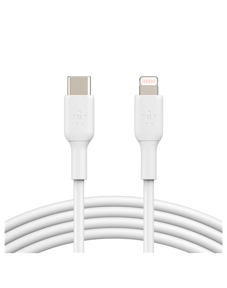 Belkin BOOST CHARGE CAA003bt1MWH USB-C to Lightning, 1 m, White