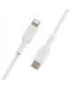 Belkin BOOST CHARGE CAA003bt1MWH USB-C to Lightning, 1 m, White