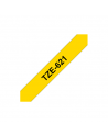 Brother TZe-621 Laminated Tape Black on Yellow, TZe, 9 mm, 8 m