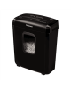 Fellowes Powershred 6M Black, 13 L, Credit cards shredding, Mini-Cut Shredder, Paper handling standard/output 6 sheets per pass,