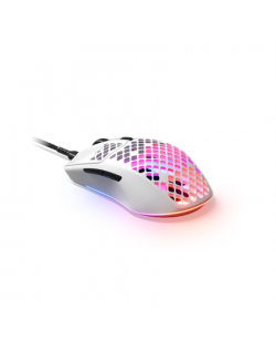 SteelSeries Gaming Mouse Aerox 3 (2022 Edition), Optical, RGB LED light, Snow, Wired