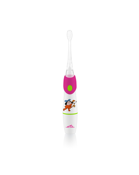 ETA For kids Sonetic 0710 90010 Sonic toothbrush, White/ pink, Sonic technology, 2, Number of brush heads included 2