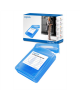 3,5" HDD protection box for 1 HDD, blue Logilink