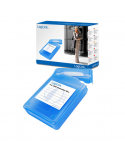 3,5" HDD protection box for 1 HDD, blue Logilink