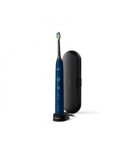 Philips ProtectiveClean 5100 Electric toothbrush HX6851/53 Cordless, Number of heads 2, Dark Blue, Number of teeth brushing mode