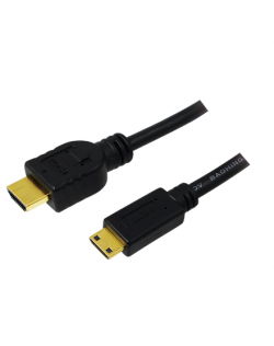 Logilink HDMI to Mini HDMI High Speed CH0021 HDMI Cable, Black, 1 m