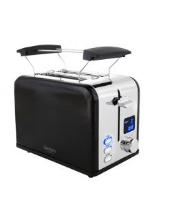 Gerlach Toaster GL 3221 Power 1100 W, Number of slots 2, Housing material Plastic, Black