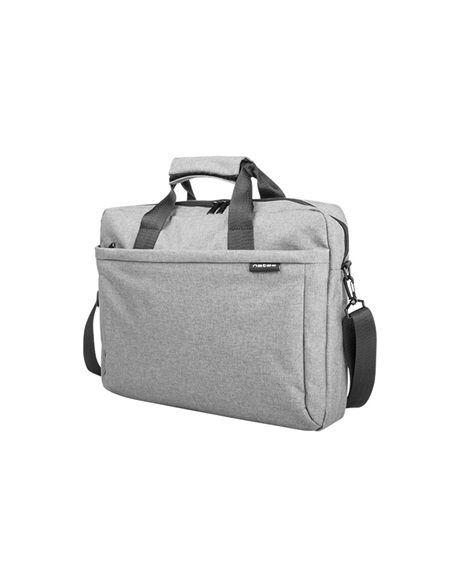 Natec Laptop Bag, Mustela, 15.6", Grey