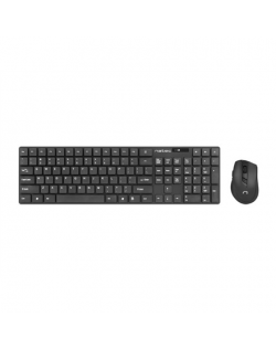 Natec Keyboard, US Layout, Wireless + Mouse, Stringray, 2in1 Bundle