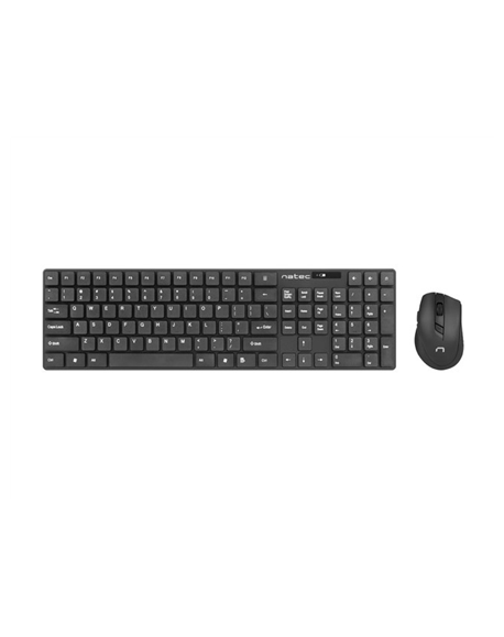 Natec Keyboard, US Layout, Wireless + Mouse, Stringray, 2in1 Bundle