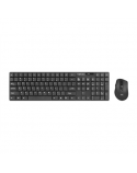 Natec Keyboard, US Layout, Wireless + Mouse, Stringray, 2in1 Bundle